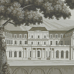 Обои ручная роспись Monuments of Paris Eau Forte on scenic paper варинант исполнения - 3 | Loft Concept в Ульяновске