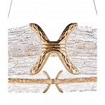 Люстра кольцевая с текстурным природным рисунком IceFlame варинант исполнения - 1 | Loft Concept в Ульяновске