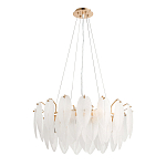 Люстра Mont Saint-Michel Золотая с Рельефным Стеклом варинант исполнения - 3 | Loft Concept в Ульяновске