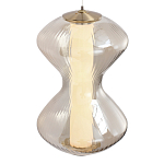 Бра светодиодное с стеклянным волнообразным плафоном Amphora of Light варинант исполнения - 4 | Loft Concept в Ульяновске