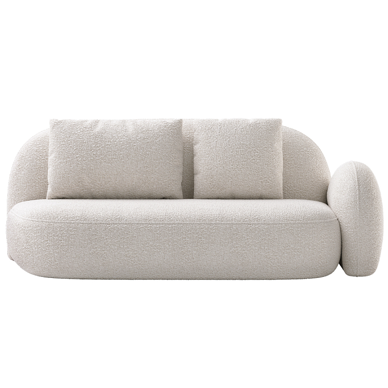 Двухместный модульный Диван Orus Белый в Ульяновске | Loft Concept 