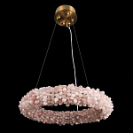 Люстра кольцевая с частичками натурального горного хрусталя Crystal Shimmer варинант исполнения - 3 | Loft Concept в Ульяновске