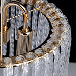 Люстра с подвесными рифлеными стеклянными трубками Nembus варинант исполнения - 19 | Loft Concept в Ульяновске