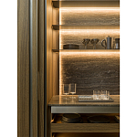 Кухонный гарнитур из дерева и камня с раздвижными дверцами OPERATING COLUMN 2.0 Dada Engenereed Kitchen варинант исполнения - 2 | Loft Concept в Ульяновске