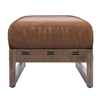 Пуф Duncan винтажная коричневая кожа варинант исполнения - 2 | Loft Concept в Ульяновске