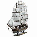 Декоративная модель деревянного тёмно-коричневого парусника в подарочной упаковке With The low варинант исполнения - 3 | Loft Concept в Ульяновске