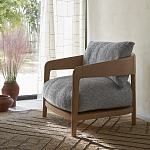 Кресло с каркасом из массива ясеня Deniaud Ash Grey Armchair варинант исполнения - 13 | Loft Concept в Ульяновске