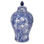 Ваза с крышкой в китайском стиле Гранатовое дерево Blooming Pomegranate варинант исполнения - 1 | Loft Concept в Ульяновске