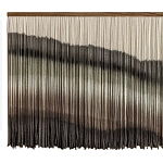 Пейзаж из нитей Макраме Wall decor Black and White Landscape варинант исполнения - 5 | Loft Concept в Ульяновске