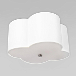 Потолочный светильник с белым волнистым плафоном из ткани Vitorino варинант исполнения - 3 | Loft Concept в Ульяновске