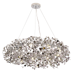 Люстра подвесная круглая с многочисленными металлическими круглыми элементами Terzani Argent варинант исполнения - 3 | Loft Concept в Ульяновске
