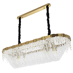 Люстра с хрустальными подвесками Riche Crystal Metal Chandelier 12 варинант исполнения - 1 | Loft Concept в Ульяновске