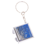 Зеркало брелок складное двухстороннее из натурального камня Лазурит Stone Mirrors варинант исполнения - 5 | Loft Concept в Ульяновске