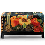 Комод чёрный с росписью Натюрморт Still life варинант исполнения - 1 | Loft Concept в Ульяновске