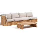 Уличное кресло из массива акации Trivett Wooden Chair варинант исполнения - 8 | Loft Concept в Ульяновске