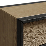 Комод 4 ящика с подсветкой на рельефном фасаде Warm Industrial варинант исполнения - 4 | Loft Concept в Ульяновске