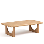 Стол журнальный из массива и шпона дуба Oak Essence Carden варинант исполнения - 1 | Loft Concept в Ульяновске