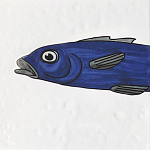 Плитка с узором Рыба пловчиха варинант исполнения - 5 | Loft Concept в Ульяновске