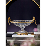 Чаша из прозрачного стекла с рельефным ободком и фигурками стрекоз Eden Garden варинант исполнения - 2 | Loft Concept в Ульяновске