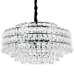 Люстра с хрустальными подвесками в виде капель Antoine Crystal Drops Chrome Chandelier 16 варинант исполнения - 1 | Loft Concept в Ульяновске