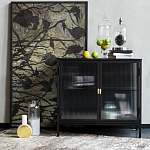 Сервант двухдверный с рифленым стеклом The Keeper варинант исполнения - 6 | Loft Concept в Ульяновске