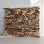 Большая Абстрактное Панно из веток и нитей Dryad Wall Art варинант исполнения - 4 | Loft Concept в Ульяновске