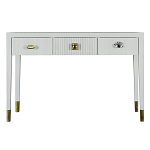 Дизайнерский Письменный стол Elsa Dreams White с тремя ящиками варинант исполнения - 5 | Loft Concept в Ульяновске