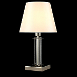 Настольная лампа с белым тканевым абажуром в форме конуса Laurent варинант исполнения - 3 | Loft Concept в Ульяновске