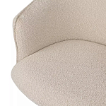 Кресло офисное полукруглое с буклированной обивкой Adjustable Chair варинант исполнения - 3 | Loft Concept в Ульяновске