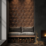 Гипсовая 3D панель с принтографией PM-30 варинант исполнения - 4 | Loft Concept в Ульяновске