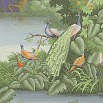 Обои ручная роспись Le Brésil Eden варинант исполнения - 1 | Loft Concept в Ульяновске