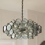 Люстра с каскадом из круглых стеклянных дисков Small Round Sequins варинант исполнения - 5 | Loft Concept в Ульяновске