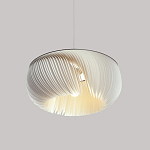 Подвесной светильник с белыми изящными декоративными лепестками Volumetric Petal Lamp варинант исполнения - 2 | Loft Concept в Ульяновске