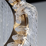 Люстра с подвесными рифлеными стеклянными трубками Nembus варинант исполнения - 20 | Loft Concept в Ульяновске