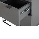 Тумба прикроватная цвета графит с ящиками Strict Lines варинант исполнения - 5 | Loft Concept в Ульяновске