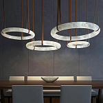 Люстра в форме обруча из натурального камня Minerals of Light варинант исполнения - 7 | Loft Concept в Ульяновске