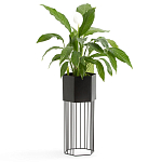 Кашпо Elevated Planters Сlive 59 черное  варинант исполнения - 3 | Loft Concept в Ульяновске