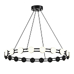 Люстра кольцевая с круглыми светодиодными источниками света Maxine Light варинант исполнения - 1 | Loft Concept в Ульяновске