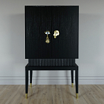 Кабинетный шкаф Elsa Dreams Black с 2-мя ящиками варинант исполнения - 5 | Loft Concept в Ульяновске