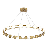 Люстра кольцевая с круглыми светодиодными источниками света Maxine Light варинант исполнения - 9 | Loft Concept в Ульяновске