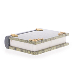 Шкатулка в виде книги из натурального камня змеевик Stone Casket варинант исполнения - 4 | Loft Concept в Ульяновске