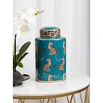 Ваза фарфоровая с крышкой Leopard Ccollection варинант исполнения - 3 | Loft Concept в Ульяновске