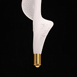 Люстра с белым скрученным плафоном Golden Swirl варинант исполнения - 8 | Loft Concept в Ульяновске