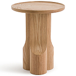 Приставной столик из массива дерева Walnut Triple варинант исполнения - 4 | Loft Concept в Ульяновске