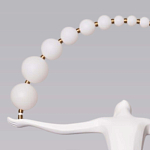 Торшер черно-белая статуэтка Девушка Girl Carries Light Balls варинант исполнения - 3 | Loft Concept в Ульяновске