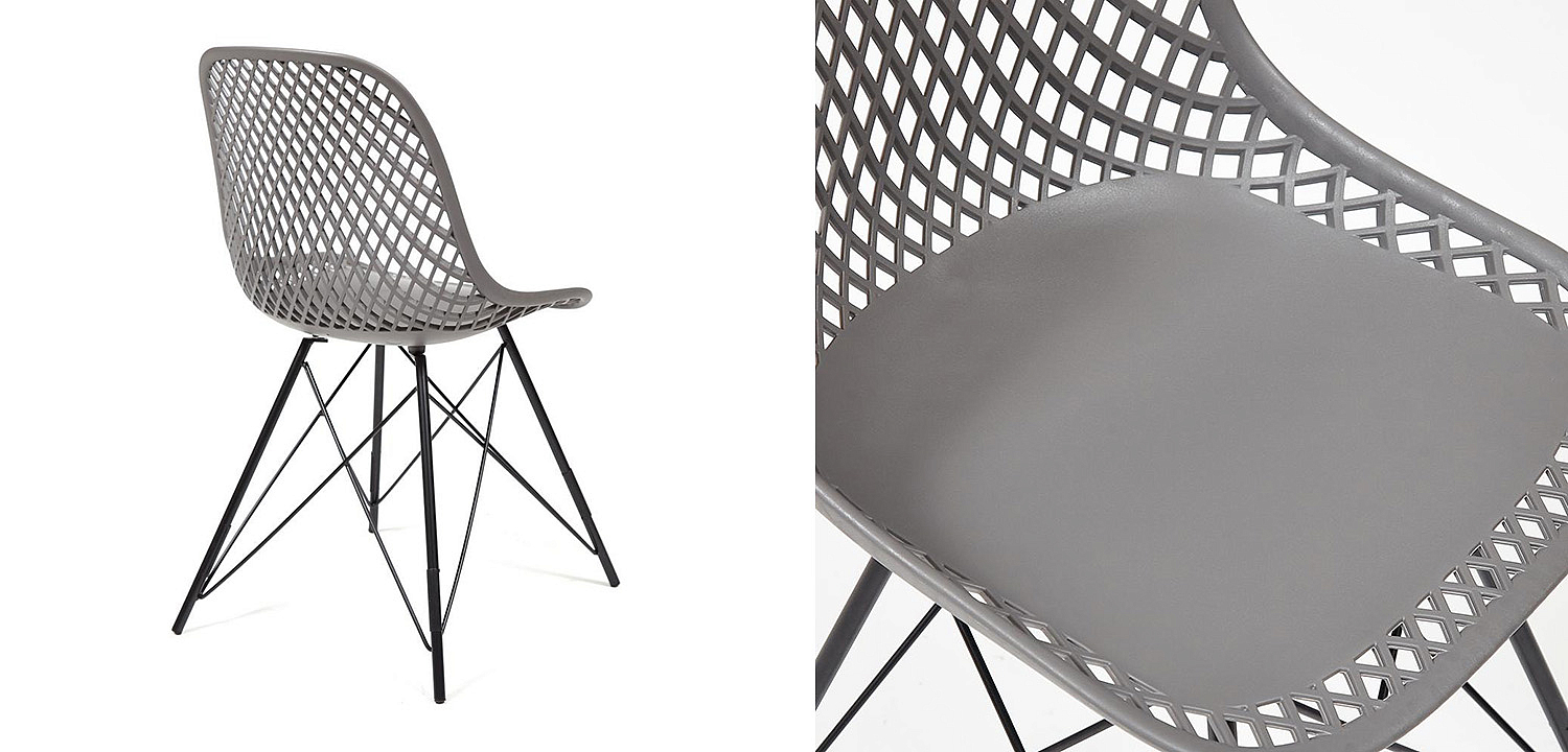 Стул DSR mesh gray Стул DSR mesh gray - Loft-Concept в Ульяновске