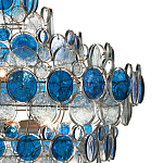 Люстра с каскадом из круглых декоративных элементов Harmony of Light варинант исполнения - 1 | Loft Concept в Ульяновске