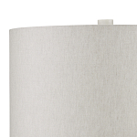 Настольная лампа мраморная с тканевым цилиндрическим абажуром Sharpened варинант исполнения - 2 | Loft Concept в Ульяновске