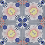 Плитка дизайнерская с узором Элемент варинант исполнения - 3 | Loft Concept в Ульяновске