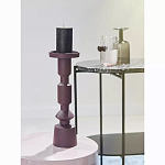 Подсвечник фигурный сливовый Bright Accent 35 см варинант исполнения - 4 | Loft Concept в Ульяновске